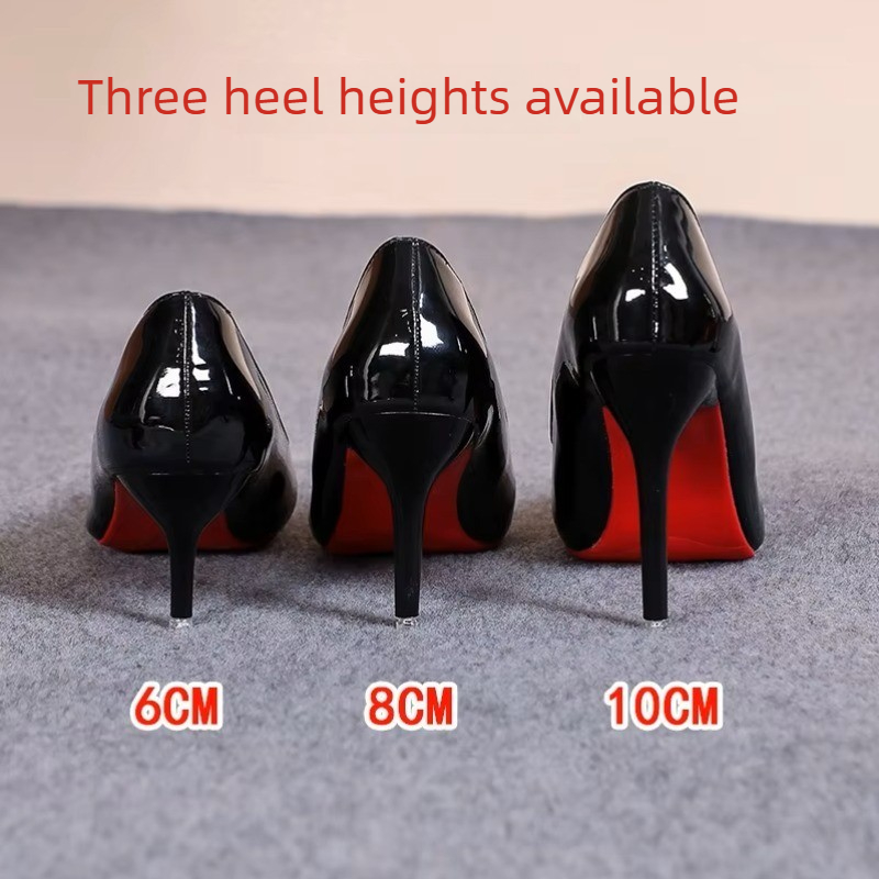 Baby Clothing Sizes - Sexy Pointed Toe Patent Leather High