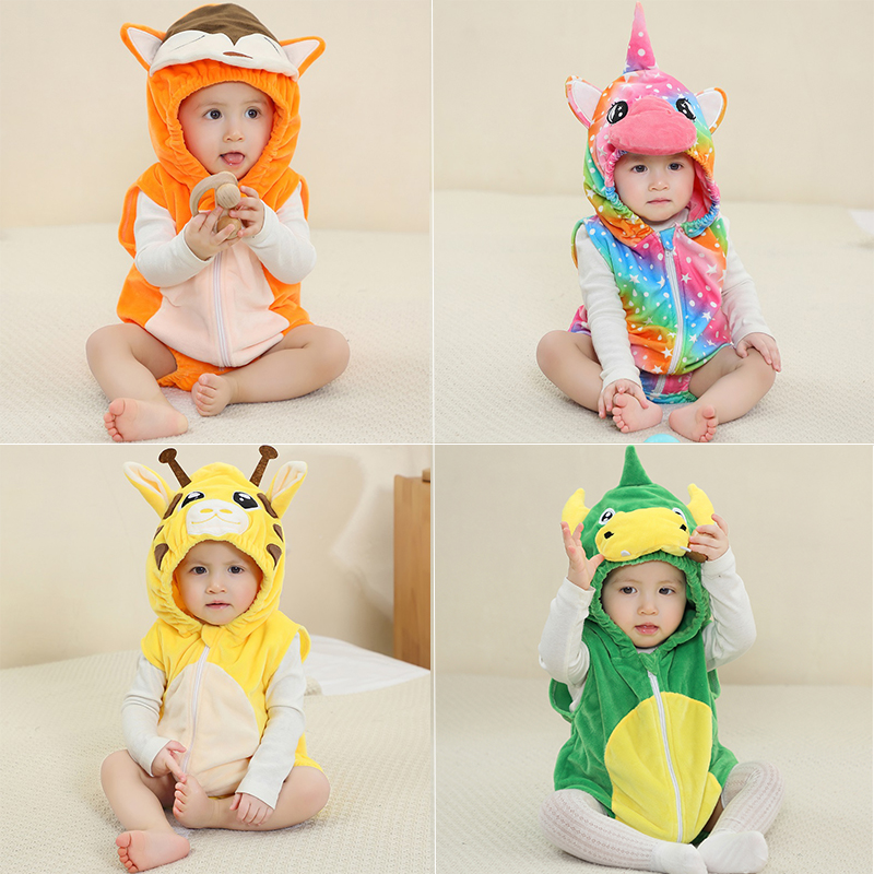 Baby Clothing Boy - MICHLEY Carnival Baby Romper Bodysuit Sleeveless