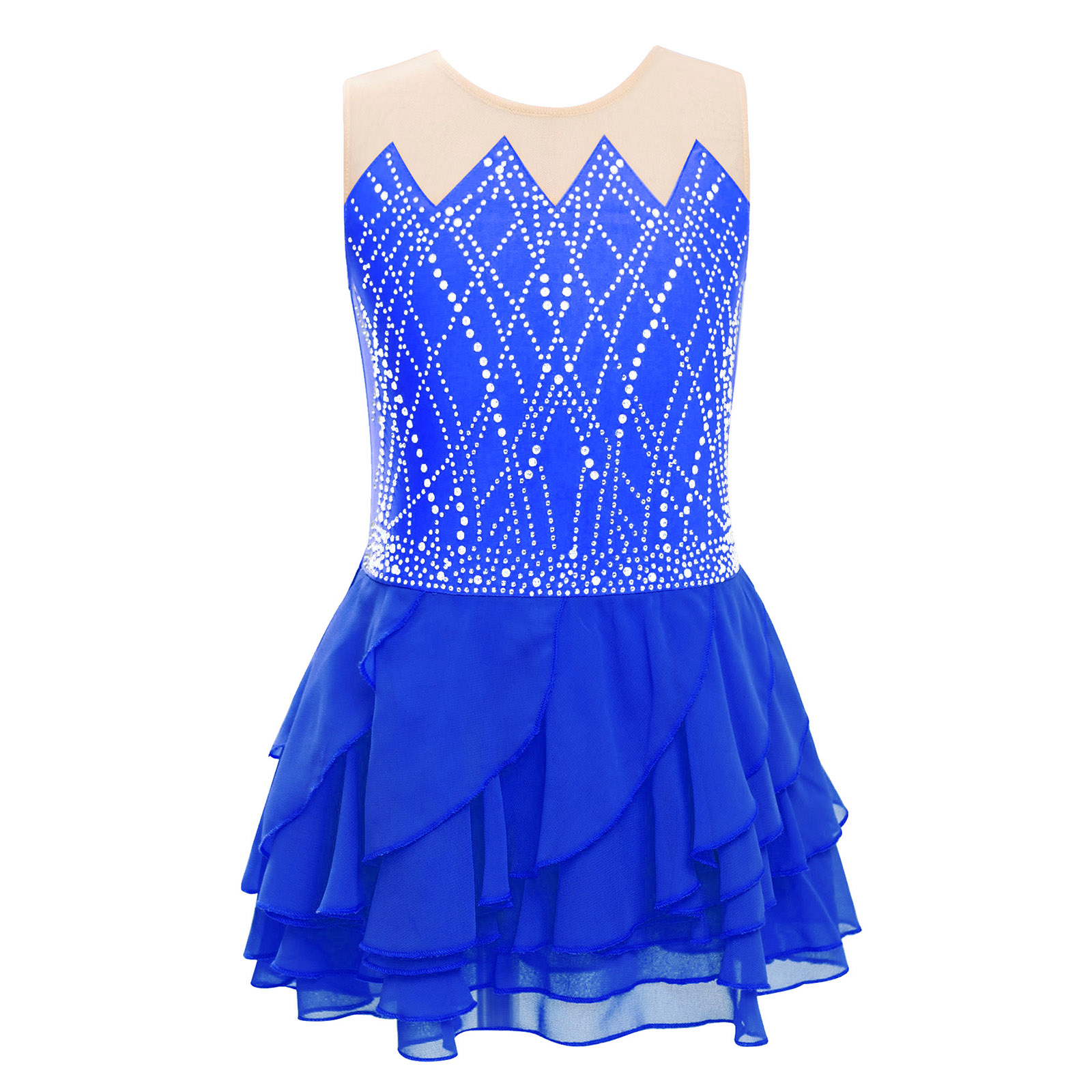 Girls Mesh Figure Skating Dres - Baby Clothing Sizes recension och pris