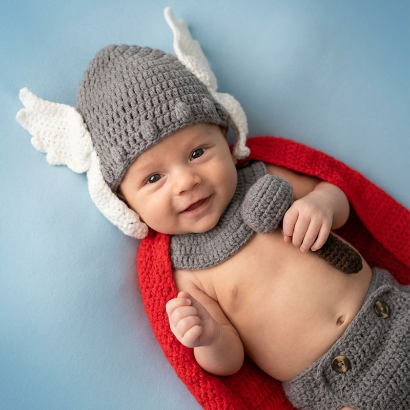 Newborn Photography Props Thor - Baby Clothing Boy recension och pris